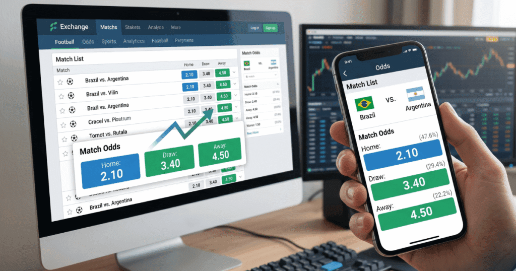 Exemplo de o que são odds no trade esportivo