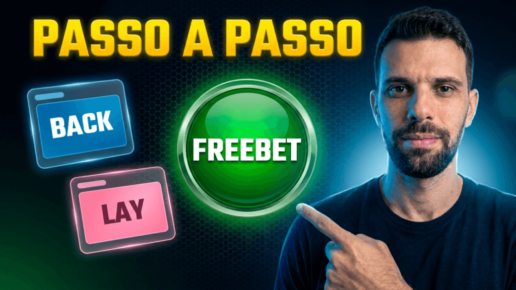 Passo a passo de como fazer freebet em back e em lay.