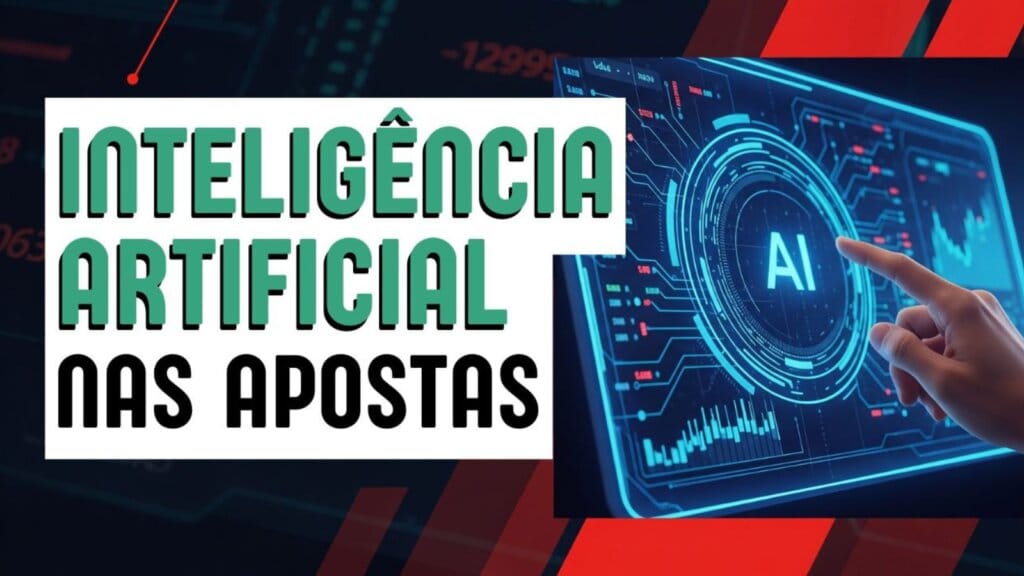 Imagem destacada com texto inteligência artificial nas apostas.
