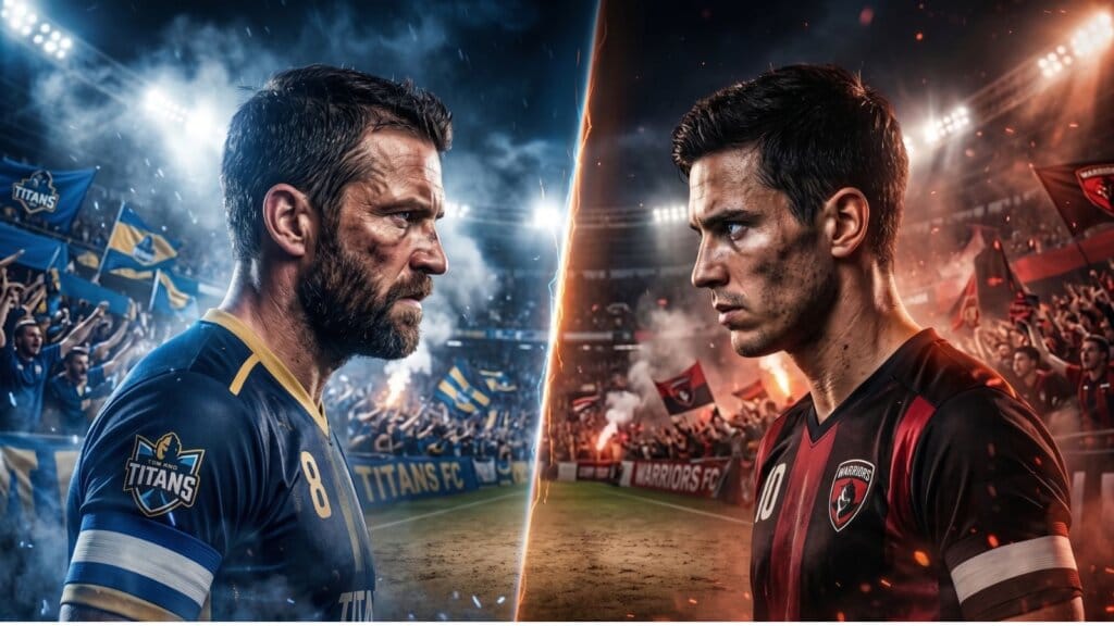 Jogadores frente a frente para Confrontos Diretos H2H futebol.