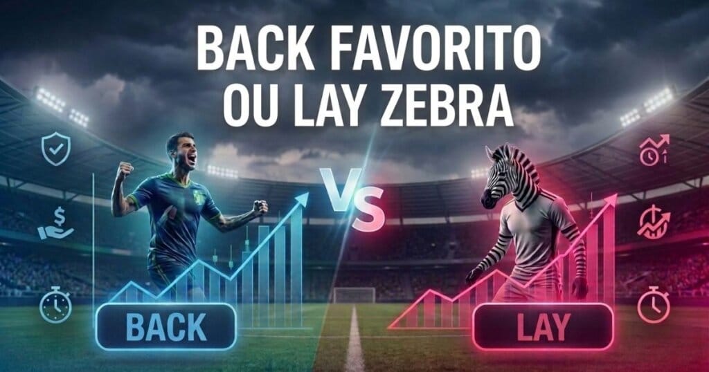 Guia Back favorito ou lay zebra qual o melhor método no trading esportivo.