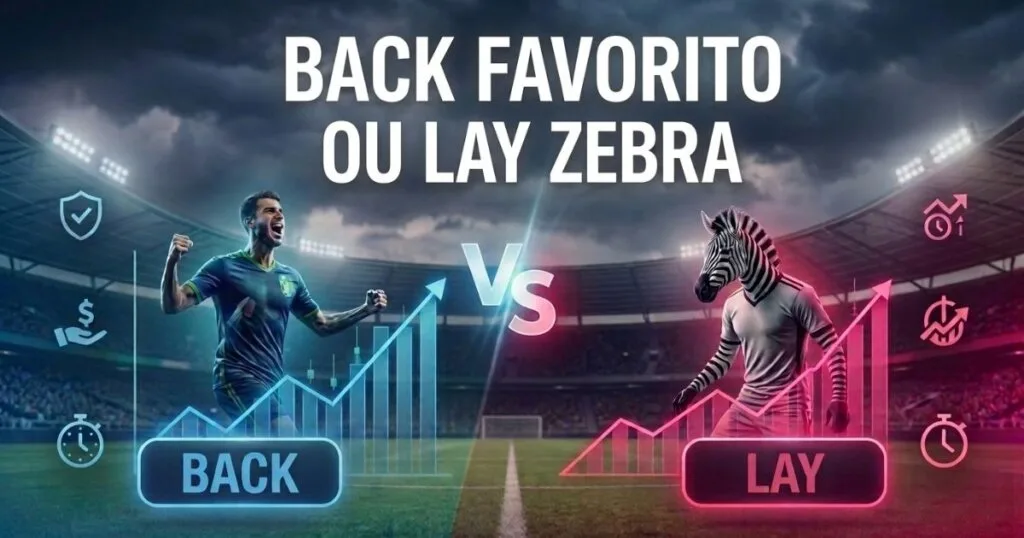 Guia Back favorito ou lay zebra qual o melhor método no trading esportivo.